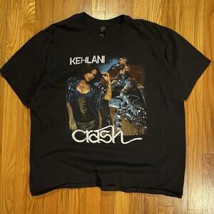 KEHLANI Crash Tour Tee 2024 Merch Double Sided Rap R&B T-Shirt  FLO & ANYCIA 2XL